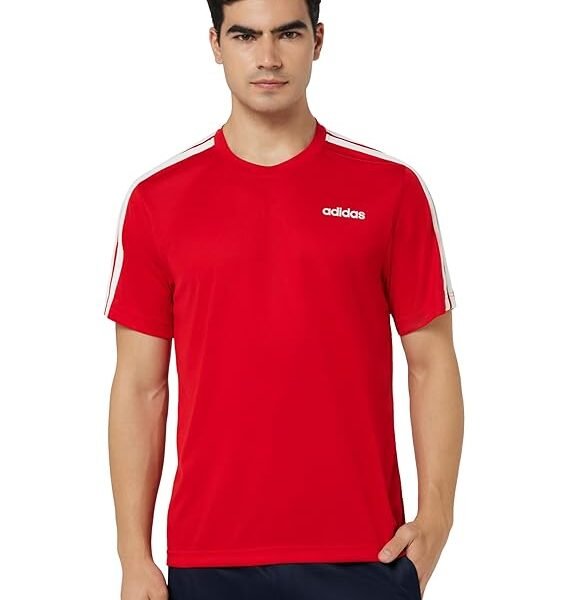 adidas Men Polyester Fitted T-Shirt