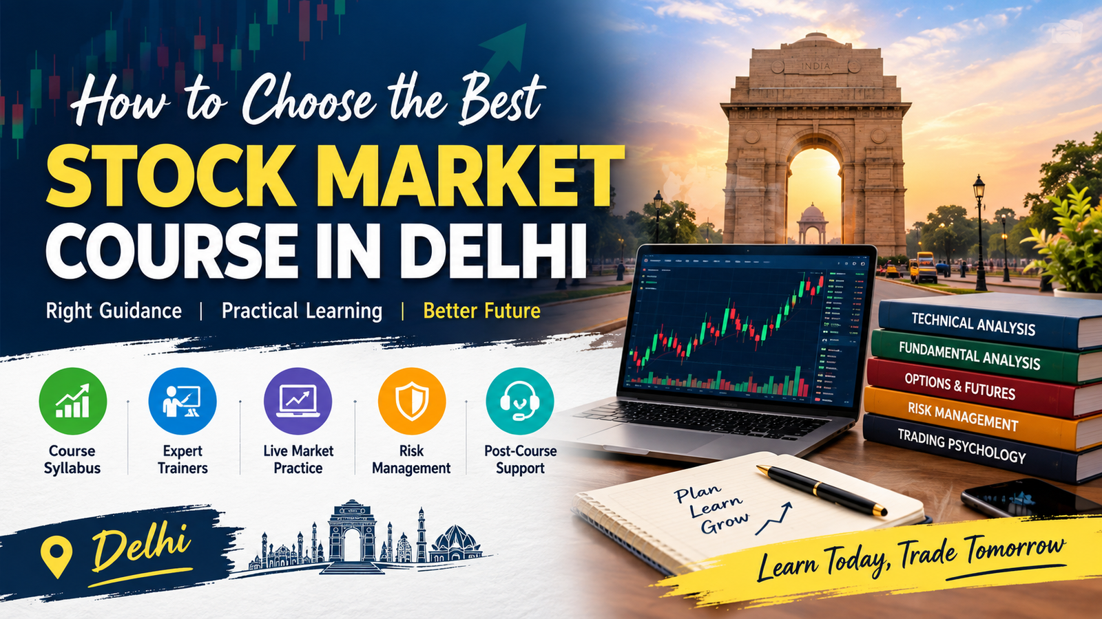 Read more about the article How to Choose the Stock Market Course in Delhi
