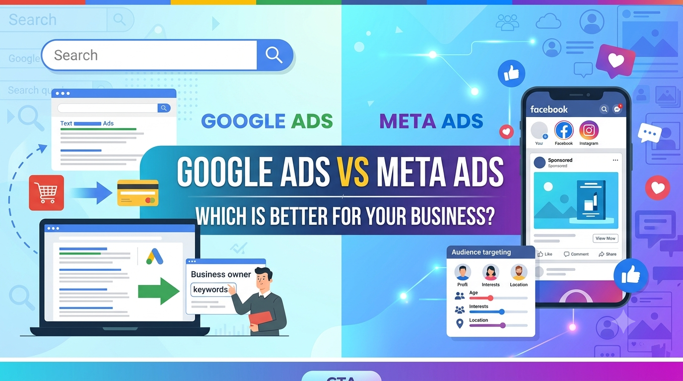 Read more about the article Google Ads vs Meta Ads