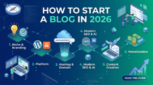 Read more about the article How to Start a Blog in 2026