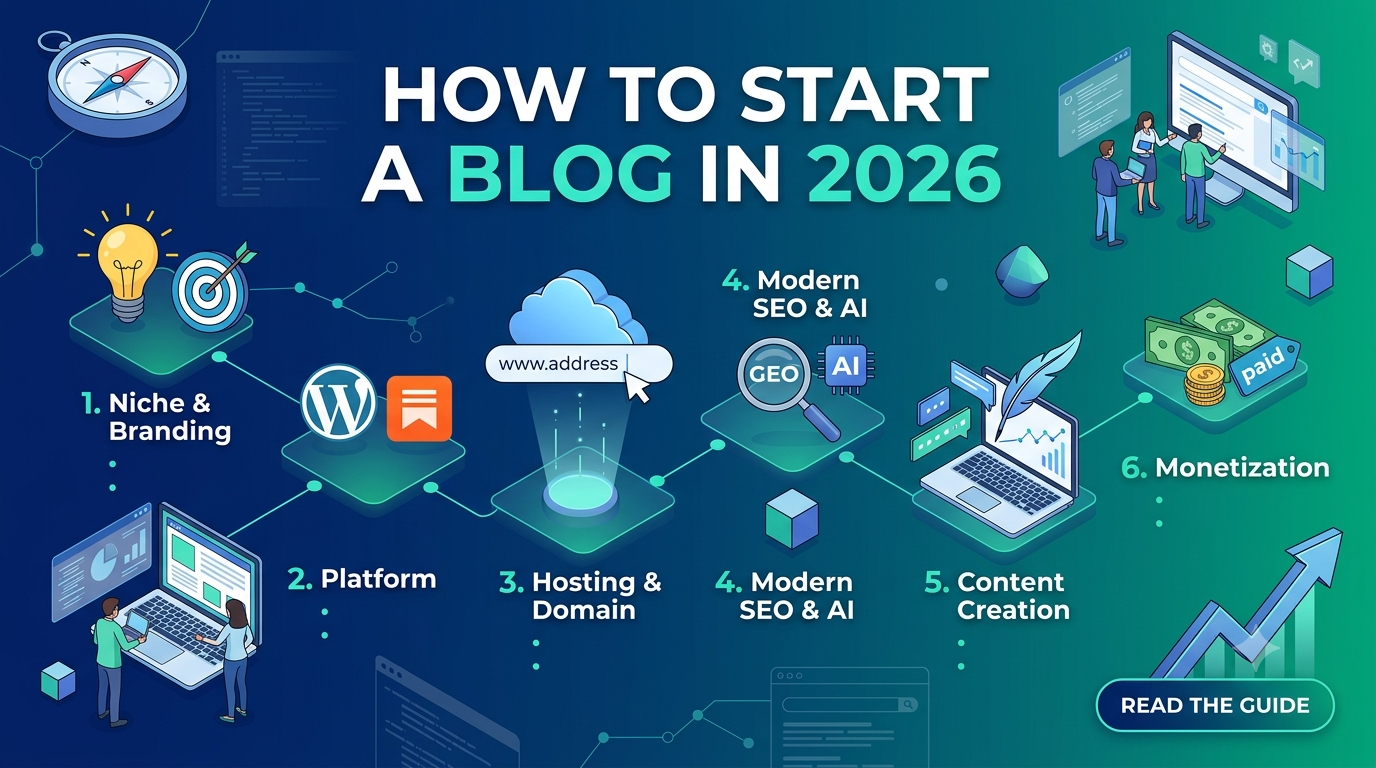 Read more about the article How to Start a Blog in 2026